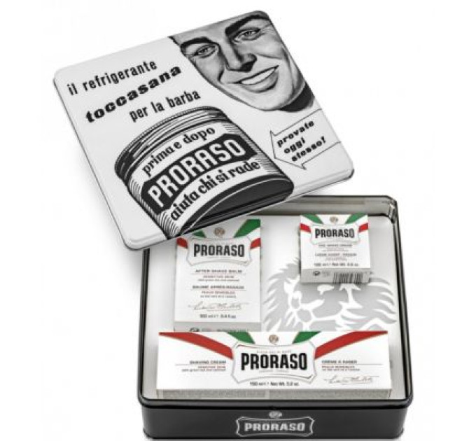 Proraso Набір косметики Proraso Делікатне гоління та догляд для чутливої шкіри (8004395003600)