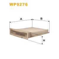 Фільтр салону Wixfiltron WP9276