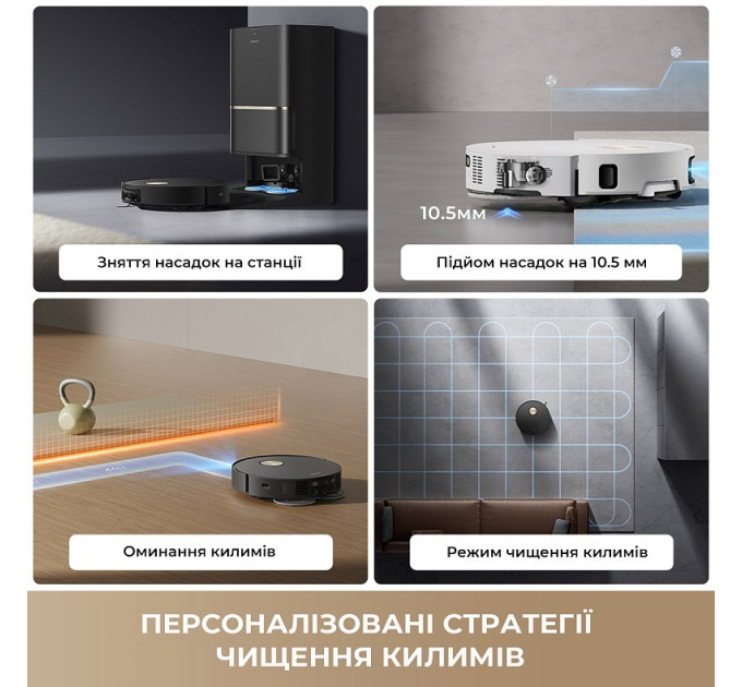 Робот-пилосос Dreame Bot L50s Pro Ultra Black (RLL88HE-Bl)
