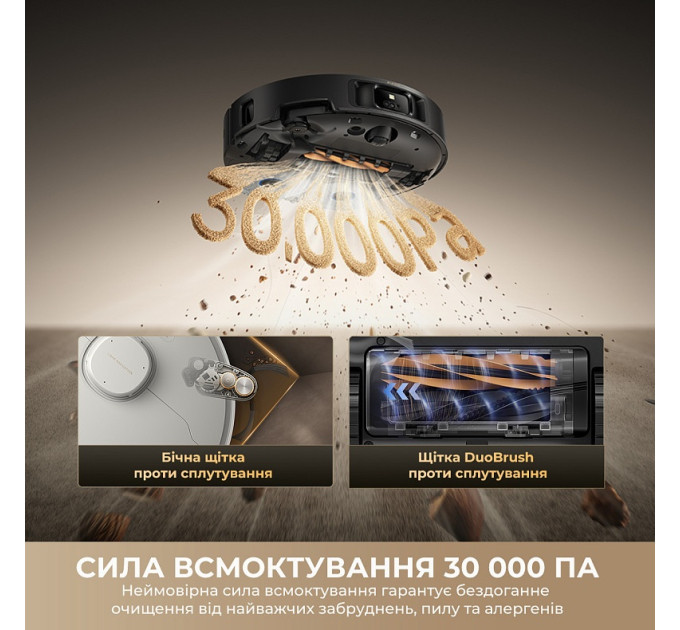 Dreame Робот-пилосос Dreame Bot Matrix 10 Pro Black (RLM61HE-Bl)