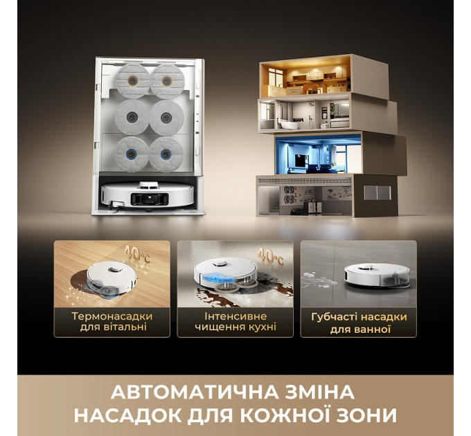 Dreame Робот-пилосос Dreame Bot Matrix 10 Pro Black (RLM61HE-Bl)