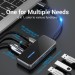 Vention Концентратор Vention USB 3.1 Type-C to HDMI 4K60Hz/USB 3.0х3/RJ45/PD 87W 6-in-1 Mirrored Surface (TFFHB)