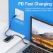 Vention Концентратор Vention USB 3.1 Type-C to HDMI 4K60Hz/USB 3.0х3/RJ45/PD 87W 6-in-1 Mirrored Surface (TFFHB)