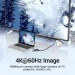 Vention Концентратор Vention USB 3.1 Type-C to HDMI 4K60Hz/USB 3.0х3/RJ45/PD 87W 6-in-1 Mirrored Surface (TFFHB)