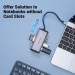 Vention Концентратор Vention USB 3.1 Type-C to 3хUSB 3.0/TF/SD/PD 87W 6-in-1 (TGRHB)