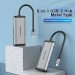 Vention Концентратор Vention USB 3.1 Type-C to 3хUSB 3.0/TF/SD/PD 87W 6-in-1 (TGRHB)