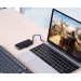 Vention Концентратор Vention USB 3.1 Type-C to 4хUSB 3.0/PD 87W 5-in-1 Gray Mirrored Surface (TFDHB)