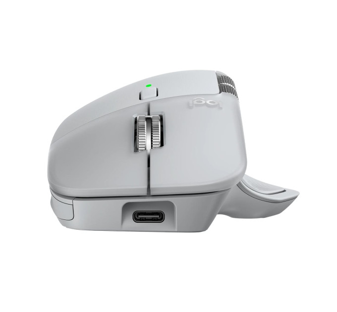 Logitech Миша Bluetooth Logitech MX Master 4 Pale Gray (910-007563)
