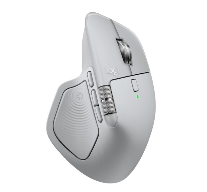 Logitech Миша Bluetooth Logitech MX Master 4 Pale Gray (910-007563)