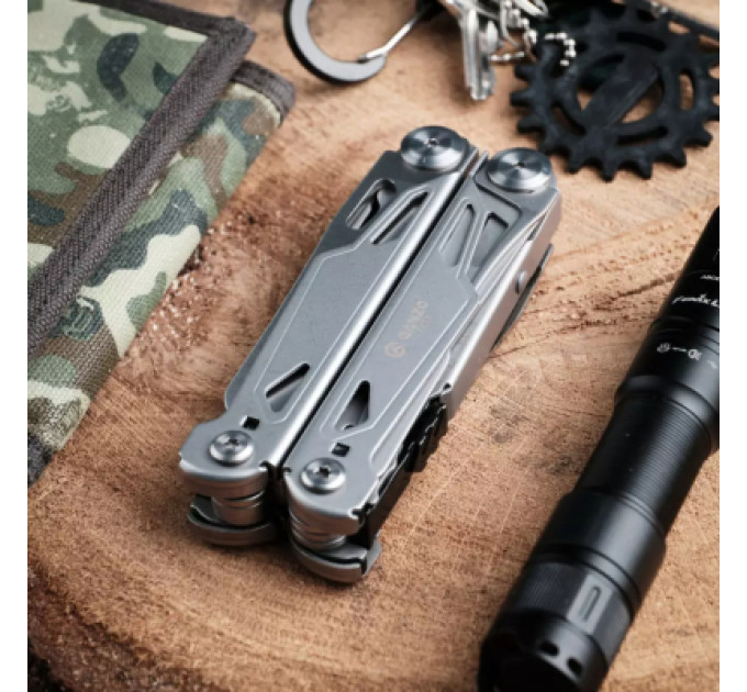 Ganzo Мультитул Ganzo G303 з чохлом Molle та бітами, 21 функція (G303-c)