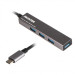 Maxxter Концентратор USB Type-C Maxxter 4хUSB3.0 Dark Grey (HU3C-4P-02)