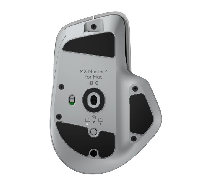 Logitech Миша Bluetooth Logitech MX Master 4 for Mac White Silver (910-007576)
