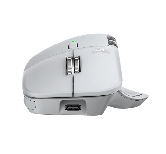 Logitech Миша Bluetooth Logitech MX Master 4 for Mac White Silver (910-007576)