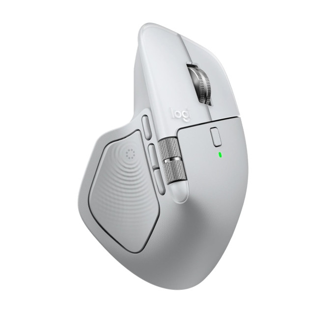 Logitech Миша Bluetooth Logitech MX Master 4 for Mac White Silver (910-007576)
