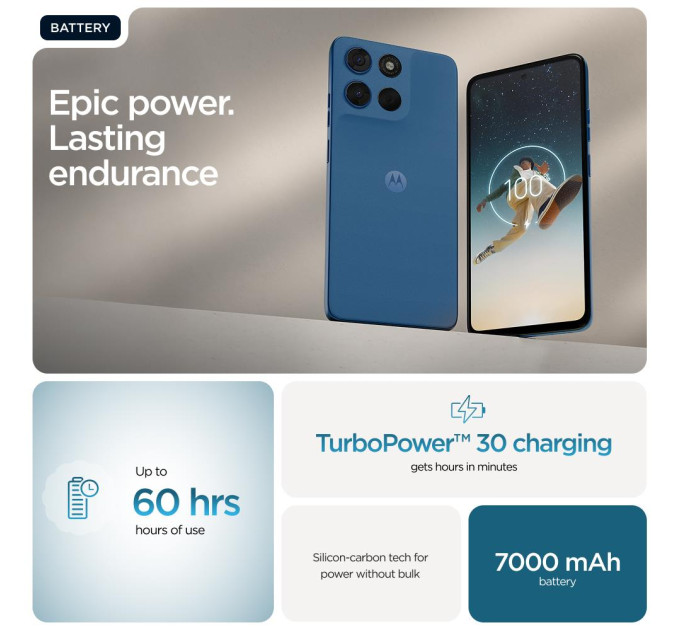 Motorola Мобільний телефон MOTO G57 POWER 8/256 GRN PBAH0009RO MOTOROLA