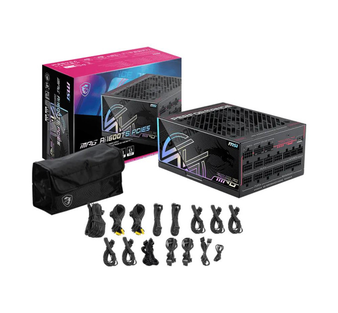 MSI Блок живлення ATX 1600W MPG AI1600TS PCIE5 MSI