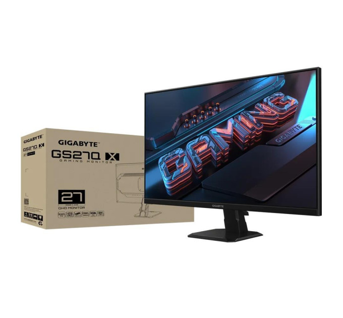 GIGABYTE Монiтор Gigabyte 27" GS27Q X IPS Black 250Hz