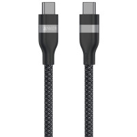 Кабель Anker Upcycled-Braided USB-C - USB-C (M/M), 240W, 1.8 м, Black (A82E2H12)