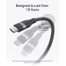 Anker Кабель Anker Upcycled-Braided USB-C - USB-C (M/M), 240W, 1.8 м, Black (A82E2H12)
