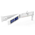 Zalman Тримач VGA з дисплеєм Zalman ZM-VS3 DS,  5V 3Pin ARGB, USB 9Pin ARGB, білий