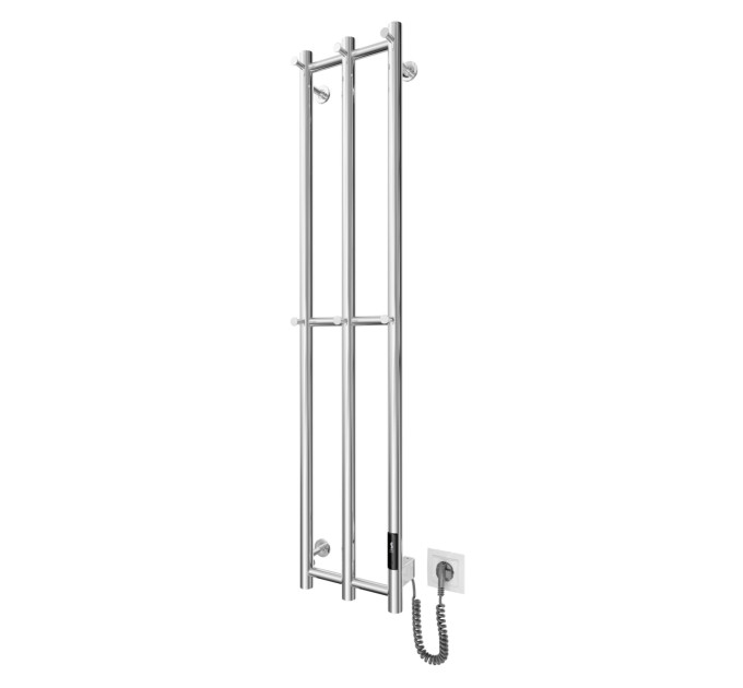 MARIO Рушникосушка Mario e-INOX Соле TR 2.0 K, 1170х250х100мм, таймер-регулятор, нерж.сталь, хром