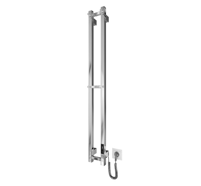 MARIO Рушникосушка Mario e-INOX Стелла TR 2.0 K, 1170х140х80мм, таймер-регулятор, нерж.сталь, хром