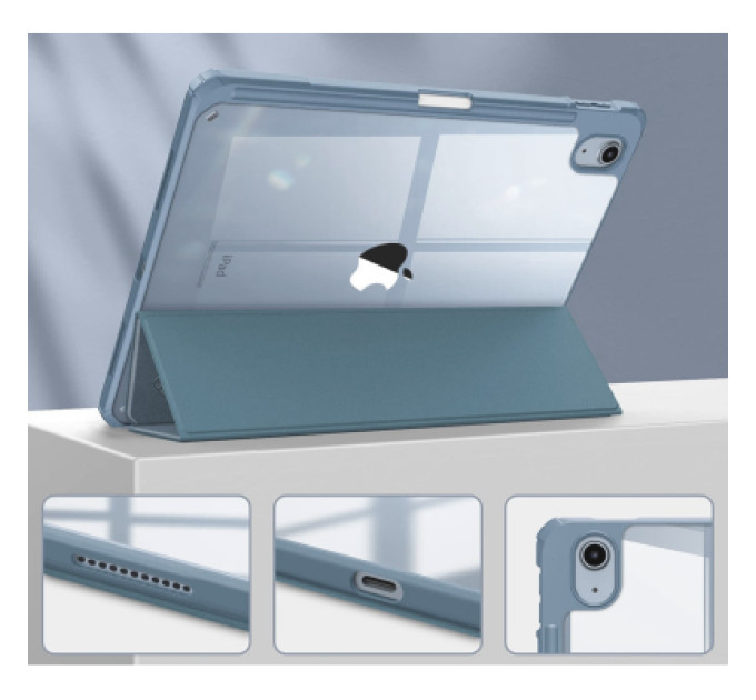 BeCover Чохол до планшета BeCover Soft Edge TPU Apple iPad Air 11" M2 2024 Blue Haze (711703)