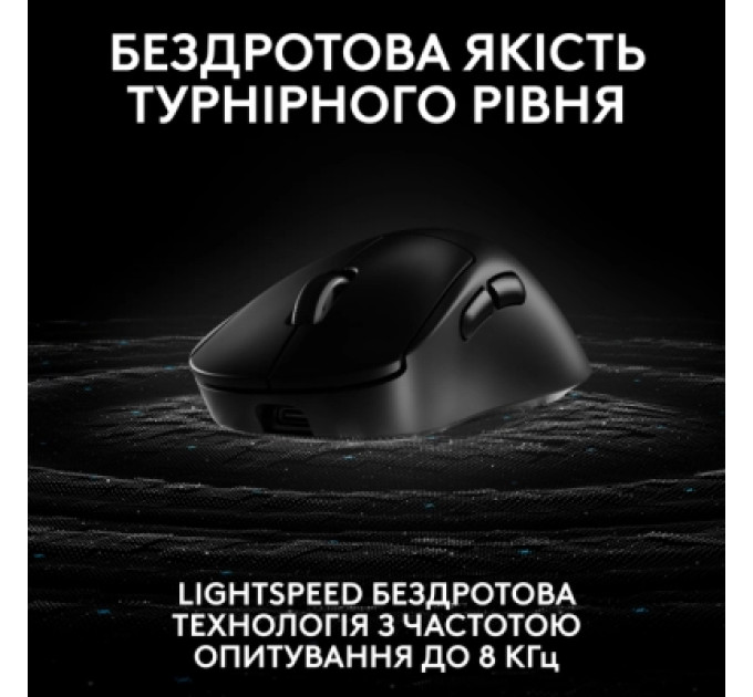 Logitech Мишка Logitech G Pro X Superlight 2 Dex Wireless Black (910-007357)