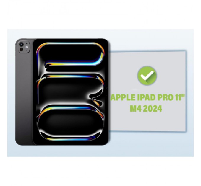 BeCover Чохол до планшета BeCover Tri Fold Hard Apple iPad Pro 11" M4 2024 Dark Green (711727)