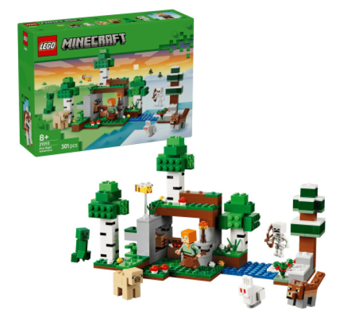 LEGO Конструктор LEGO Minecraft Пригода першої ночі (21593)