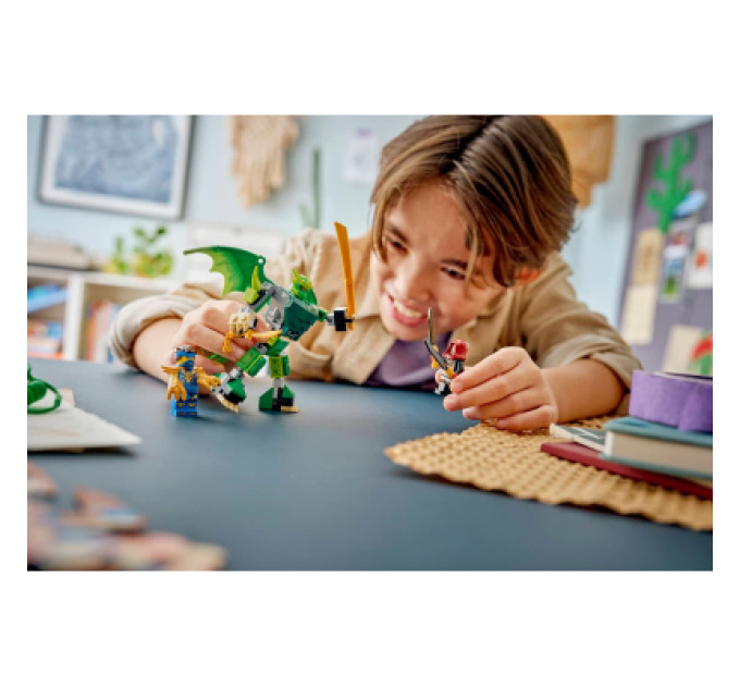 LEGO Конструктор LEGO NINJAGO Бойовий набір робота Дракона Ллойда (71862)