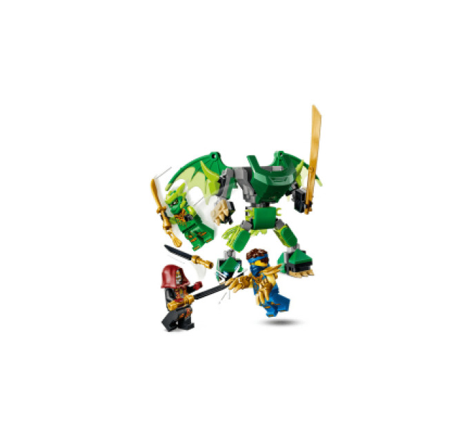 LEGO Конструктор LEGO NINJAGO Бойовий набір робота Дракона Ллойда (71862)