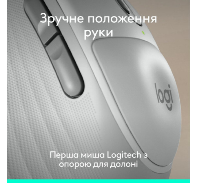 Logitech Мишка Logitech Signature Comfort Plus M850L Wireless/USB-C Off-White (910-007716)