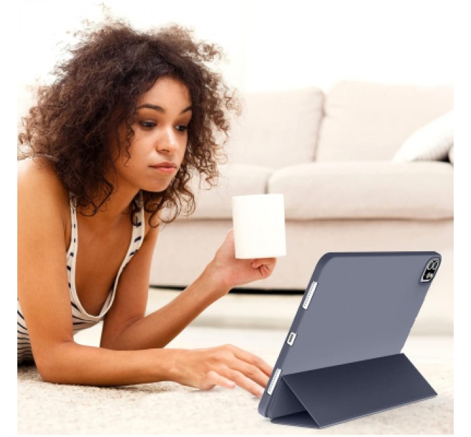 BeCover Чохол до планшета BeCover Tri Fold Soft TPU Silicone Apple iPad Pro 12.9 2020/2021/2022 Purple (711739)