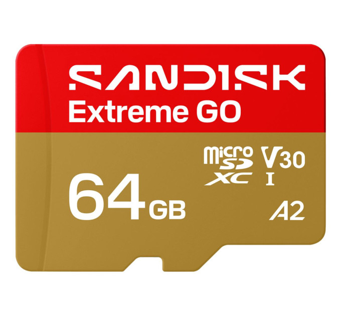 SanDisk Карта пам'яті SANDISK Extreme GO SDXC 64GB UHS-I V30 A2