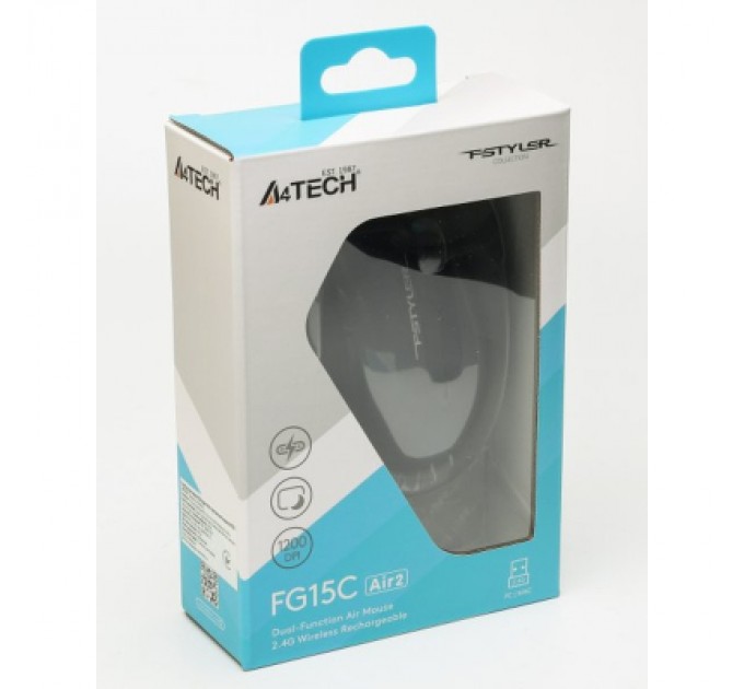 A4Tech Мишка A4Tech FG15C Air2 Wireless Black (4711422004557)