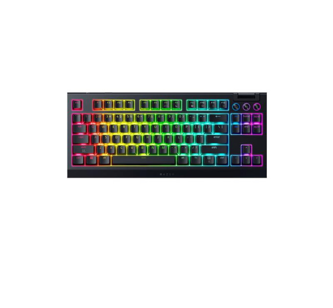 Клавіатура Razer BlackWidow V4 TKL Hyperspeed RGB Wireless/Bluetooth/USB UA Black (RZ03-05480100-R3M1)
