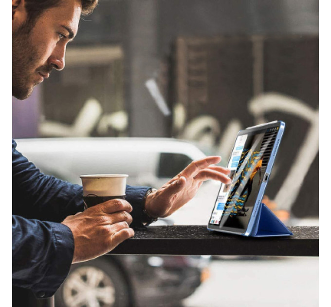 BeCover Чохол до планшета BeCover Tri Fold Hard Apple iPad Air 11" M4 2026 Deep Blue (715243)
