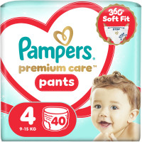 Підгузки Pampers Premium Care Pants Розмір 4 (9-14 кг) 40 шт (8006530320009)