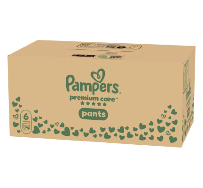 Pampers Підгузки Pampers Premium Care Pants Розмір 6 (13-19 кг) 96 шт (8006530315814)