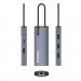 ColorWay Порт-реплікатор ColorWay Docking Station USB-C 6-в-1 Type C PD 100W/USB3.0х3/HDMI 4К/RJ45 (CW-HUB02)