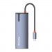 ColorWay Порт-реплікатор ColorWay Docking Station USB-C 6-в-1 Type C PD 100W/USB3.0х3/HDMI 4К/RJ45 (CW-HUB02)