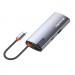 ColorWay Порт-реплікатор ColorWay Docking Station USB-C 6-в-1 Type C PD 100W/USB3.0х3/HDMI 4К/RJ45 (CW-HUB02)