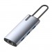 ColorWay Порт-реплікатор ColorWay Docking Station USB-C 6-в-1 Type C PD 100W/USB3.0х3/HDMI 4К/RJ45 (CW-HUB02)