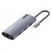 ColorWay Порт-реплікатор ColorWay Docking Station USB-C 6-в-1 Type C PD 100W/USB3.0х3/USB2.0/RJ45 (CW-HUB03)