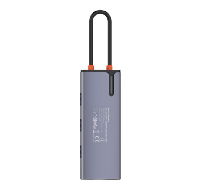 ColorWay Порт-реплікатор ColorWay Docking Station USB-C 6-в-1 Type C PD 100W/USB3.0х3/USB2.0/RJ45 (CW-HUB03)