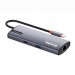 ColorWay Порт-реплікатор ColorWay Docking Station USB-C 6-в-1 Type C PD 100W/USB3.0х3/USB2.0/RJ45 (CW-HUB03)