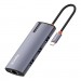 ColorWay Порт-реплікатор ColorWay Docking Station USB-C 6-в-1 Type C PD 100W/USB3.0х3/USB2.0/RJ45 (CW-HUB03)