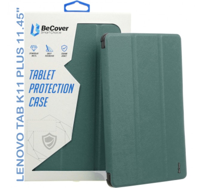 BeCover Чохол до планшета BeCover Smart Case Lenovo Tab K11 Plus TB-352F 11.45" Dark Green (711850)