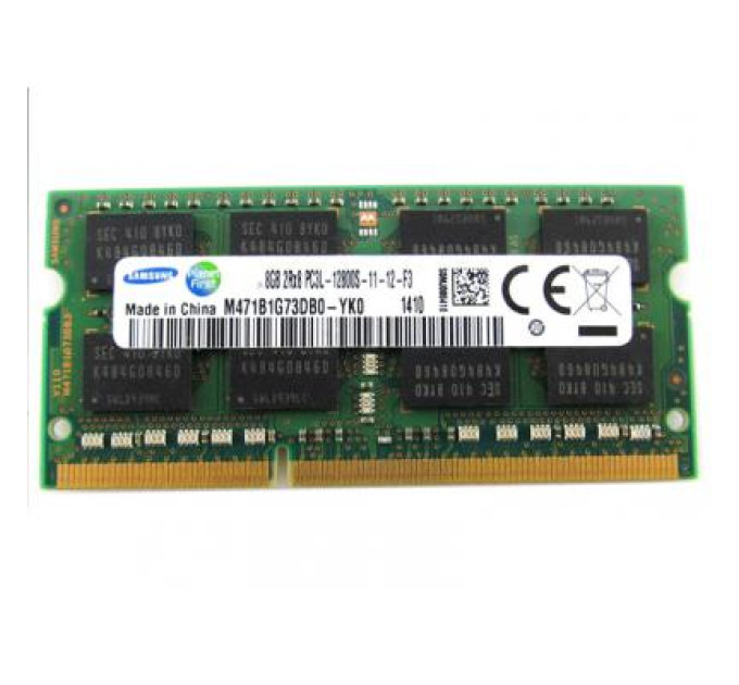 Samsung Модуль пам'яті для ноутбука SoDIM DDR3 8GB 1600 MHz Samsung (M471B1G73DB0-YK0)